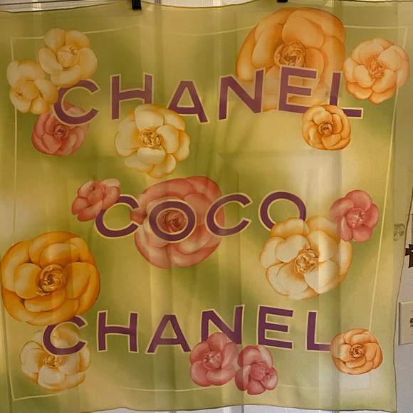 EUC CHANEL Silk Scarf - Picture 12 of 15
